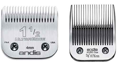 wahl pet clipper blade sizes chart